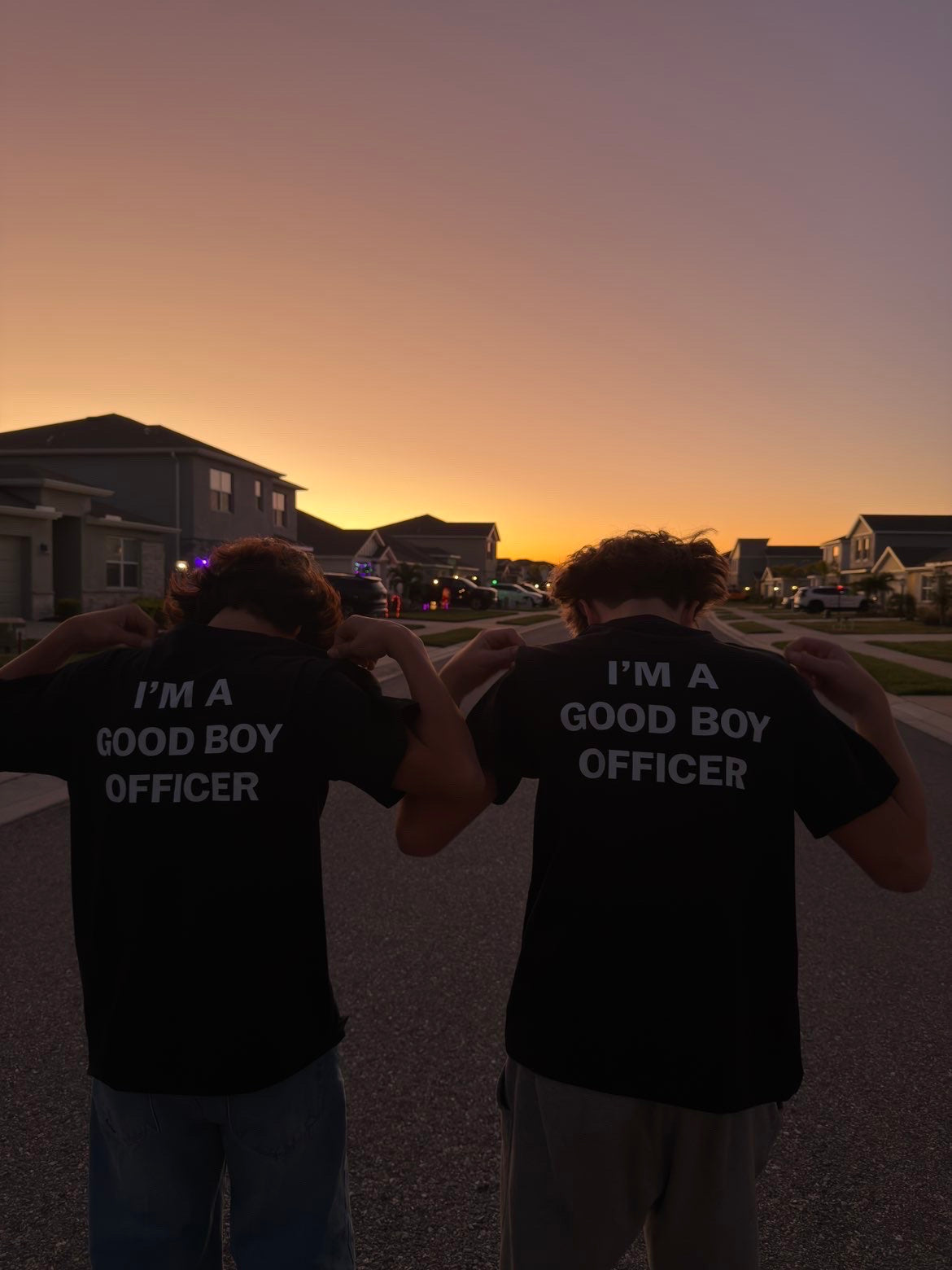 StarCustomz "I'm A Good Boy Officer" T-Shirt