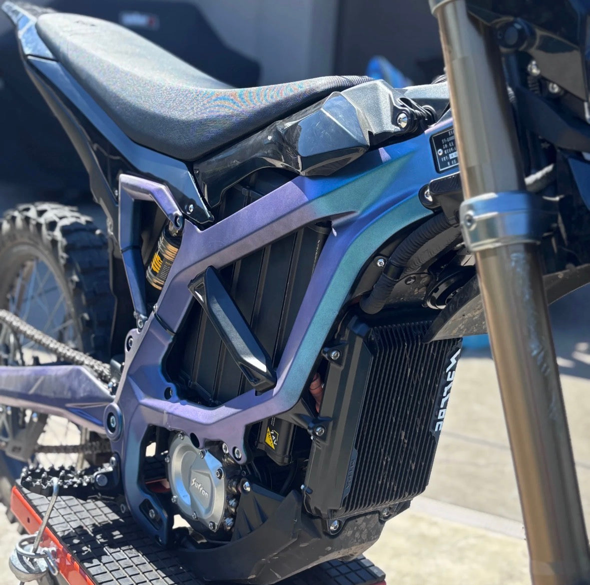 StarCustomz® “Coated” Surron Ultra Bee Frame Guards