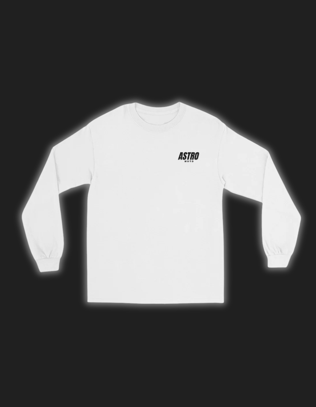 Astro Moto Signature White Long Sleeve Shirt